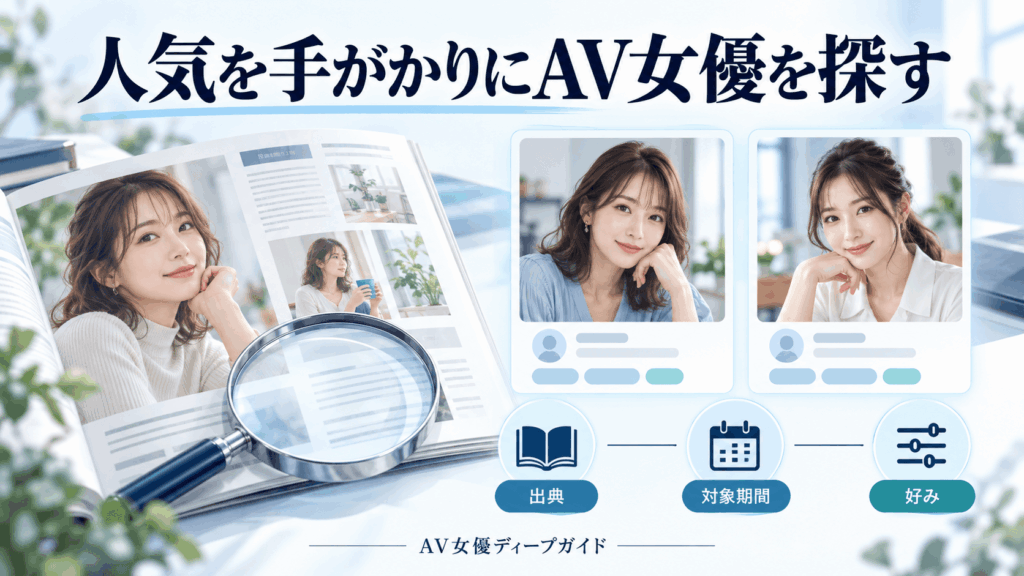 情報誌とプロフィールカードで示す、出典・対象期間・好みの確認ポイント