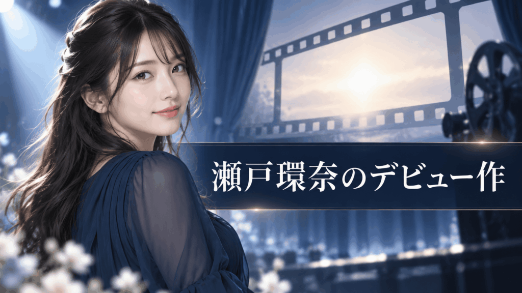 瀬戸環奈のデビュー作を紹介するイメージ
