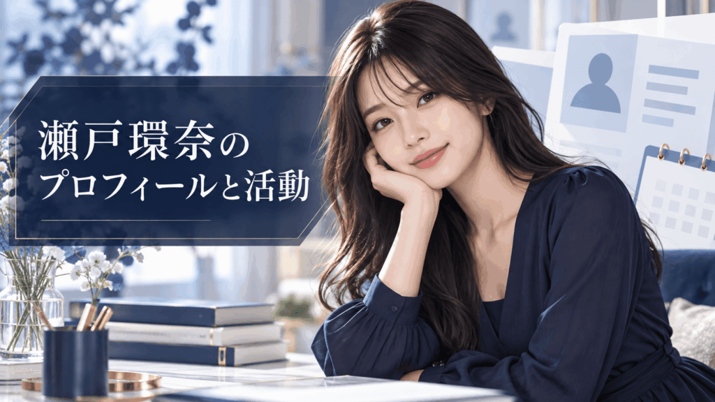 瀬戸環奈のプロフィールと活動を紹介するイメージ