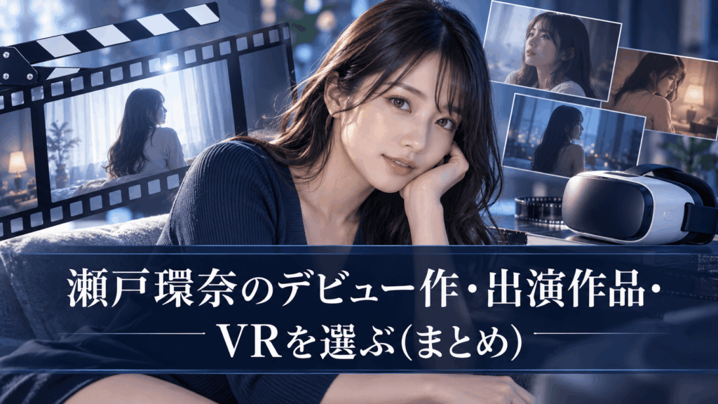 瀬戸環奈のデビュー作・出演作品・VRを振り返るイメージ