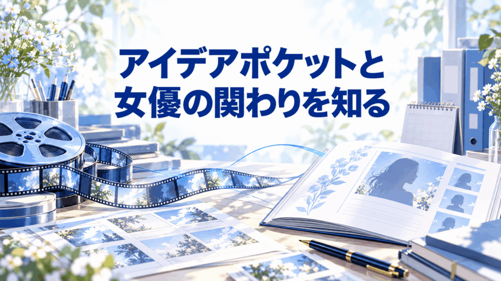 アイデアポケットと女優の関わりを知る