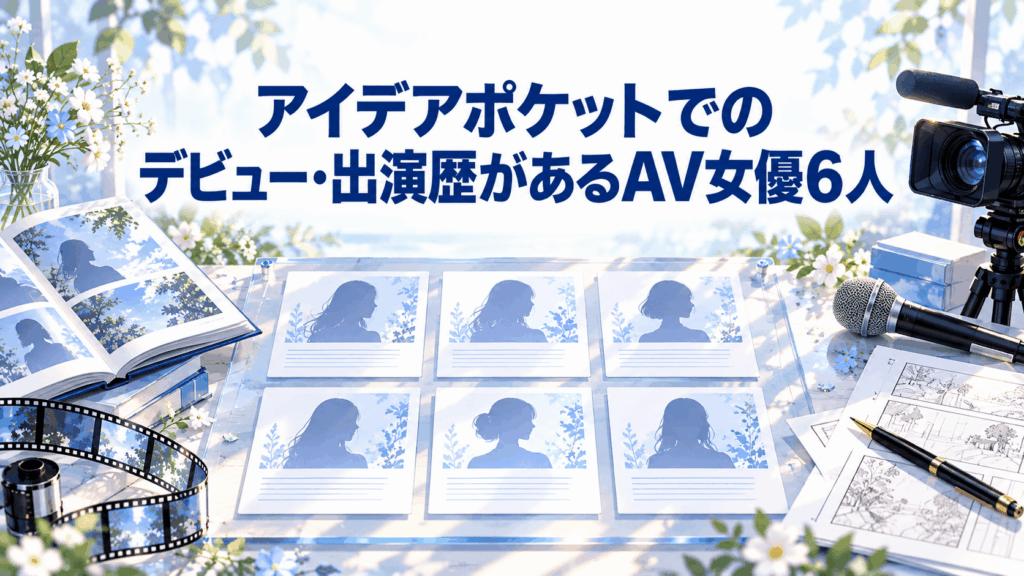 アイデアポケットでのデビュー・出演歴があるAV女優6人