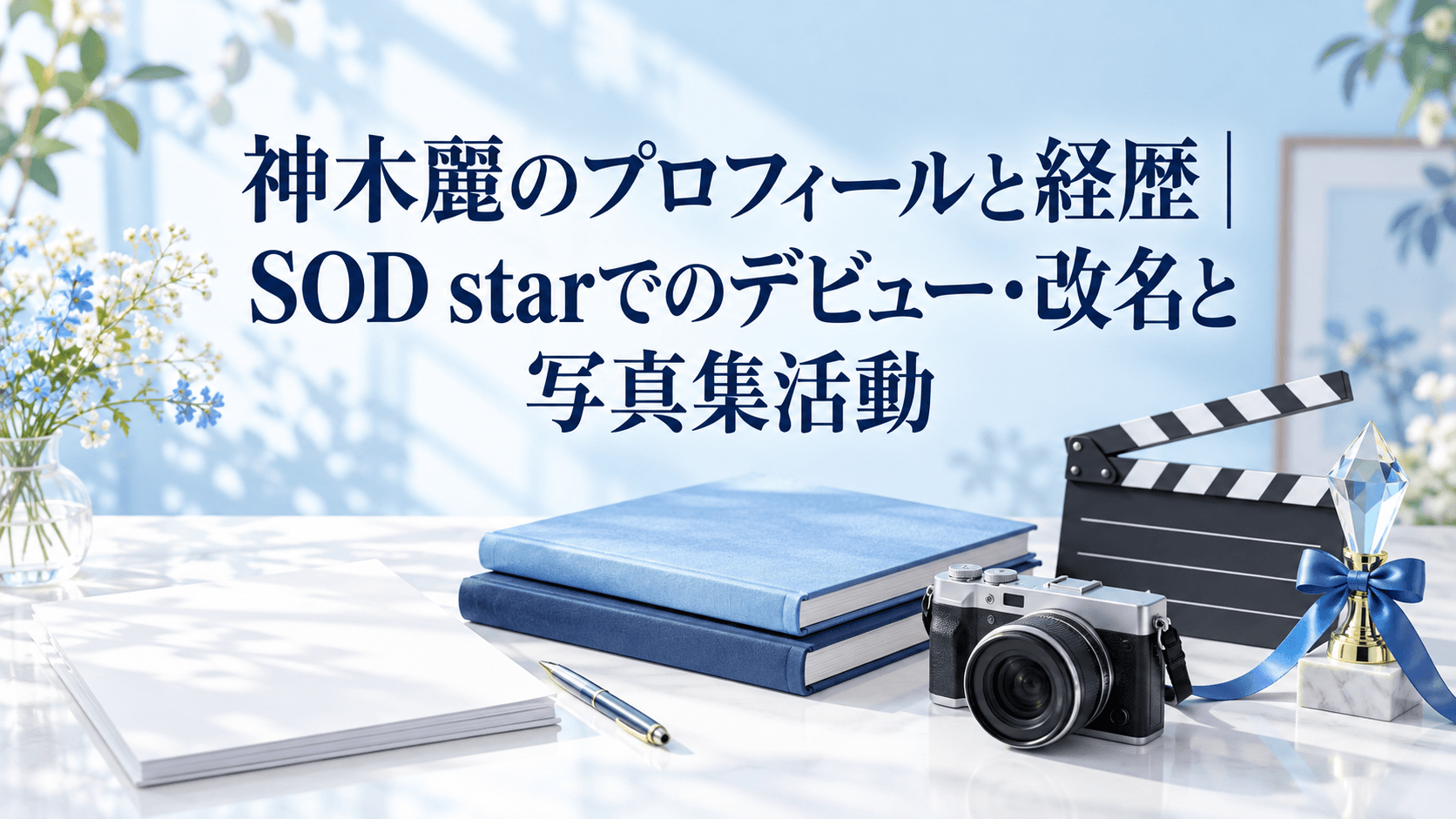 神木麗のプロフィールと経歴、SOD starでのデビュー・改名と写真集活動を紹介するアイキャッチ画像
