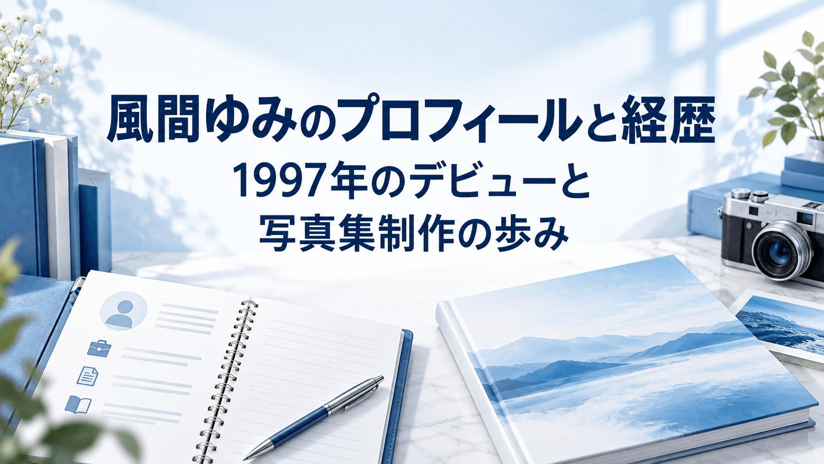 風間ゆみのプロフィールと経歴｜1997年のデビューと写真集制作の歩み
