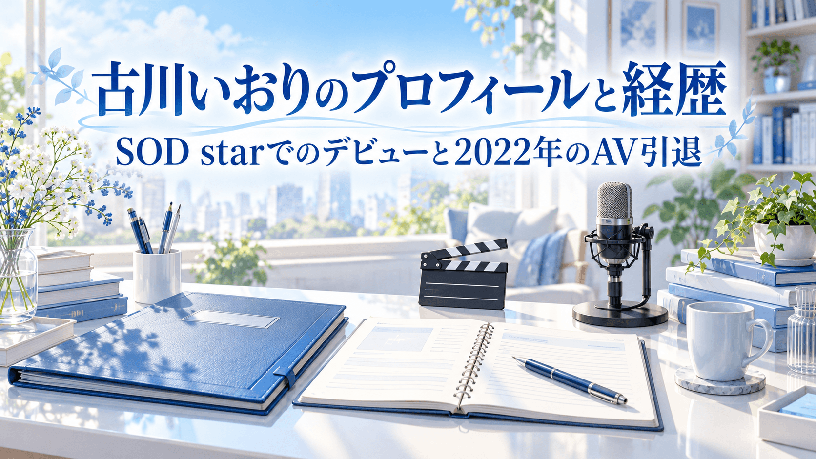 古川いおりのプロフィールと経歴、SOD starでのデビューと2022年のAV引退を紹介する記事のアイキャッチ画像