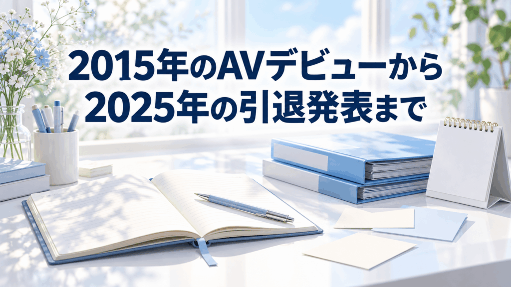 桃乃木かなの2015年のAVデビューから2025年の引退発表までをたどる資料とノート