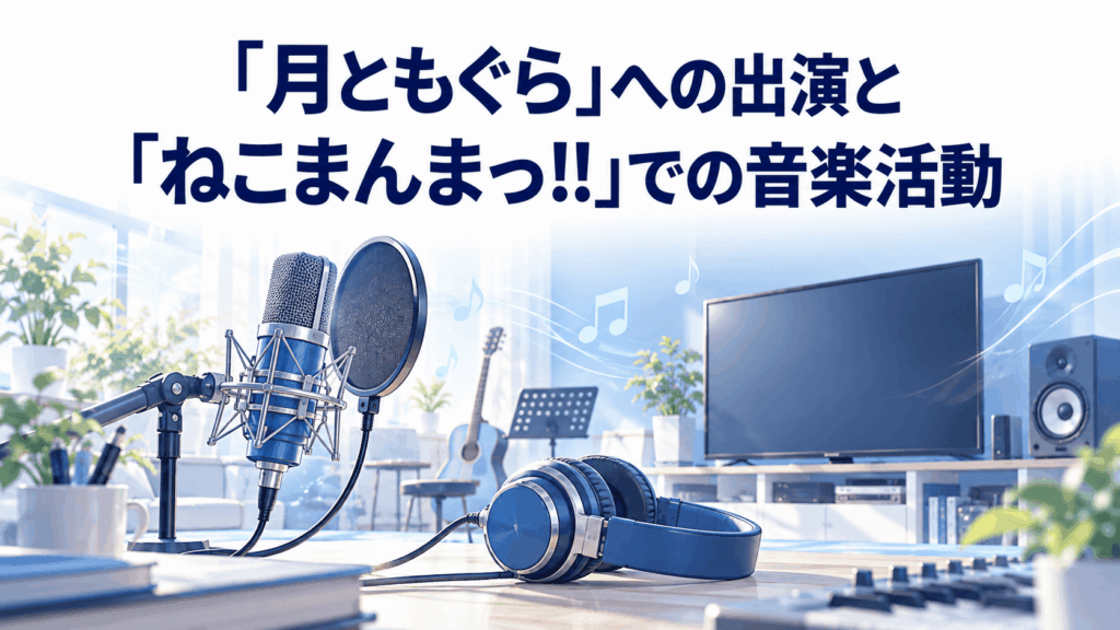 「月ともぐら」への出演と「ねこまんまっ!!」での音楽活動