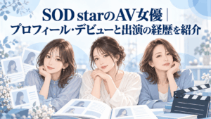 SOD starのAV女優のプロフィールとデビュー・出演経歴を紹介する記事のアイキャッチ画像