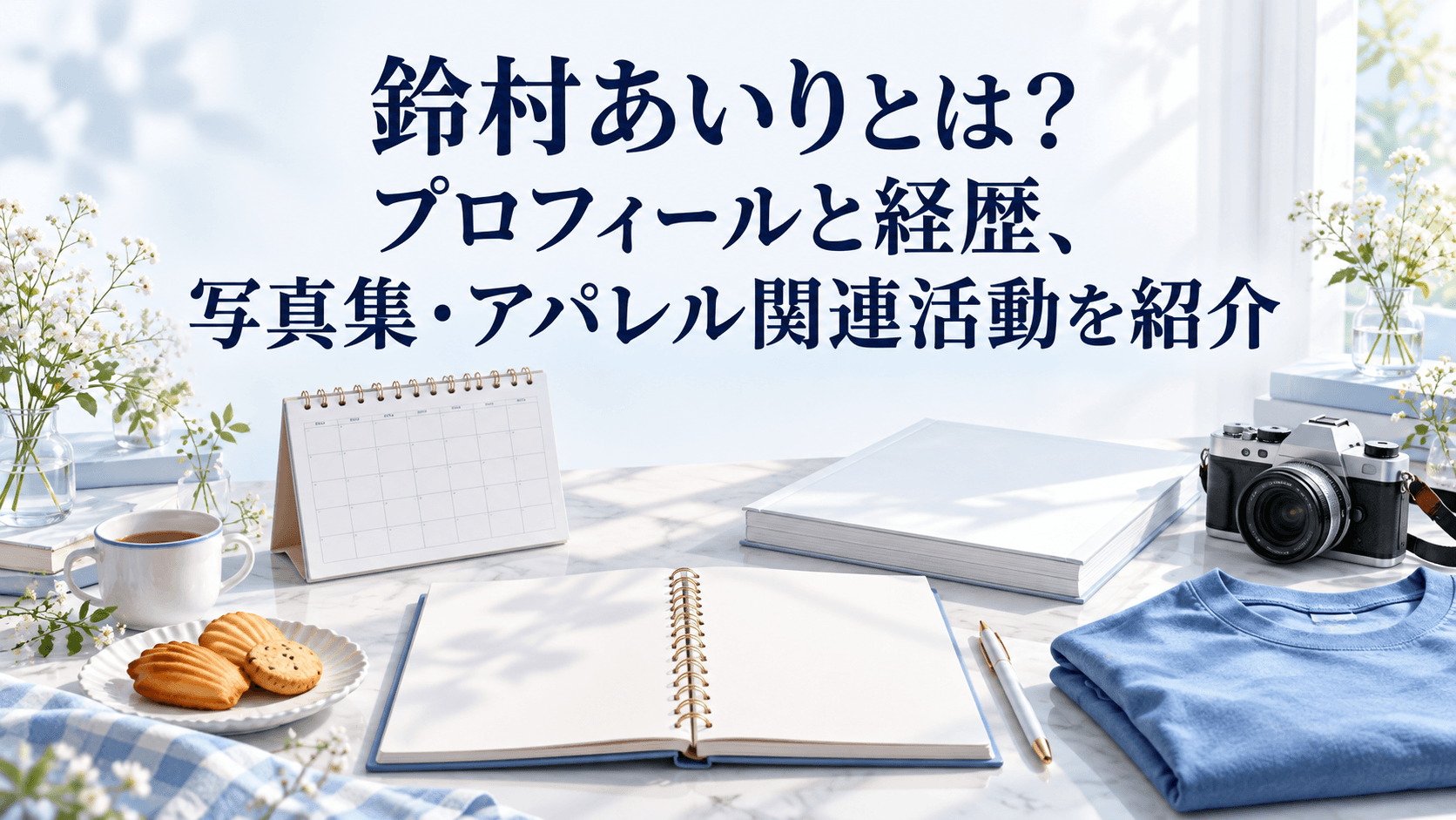 鈴村あいりのプロフィール・経歴・写真集・アパレル関連活動を紹介するイメージ